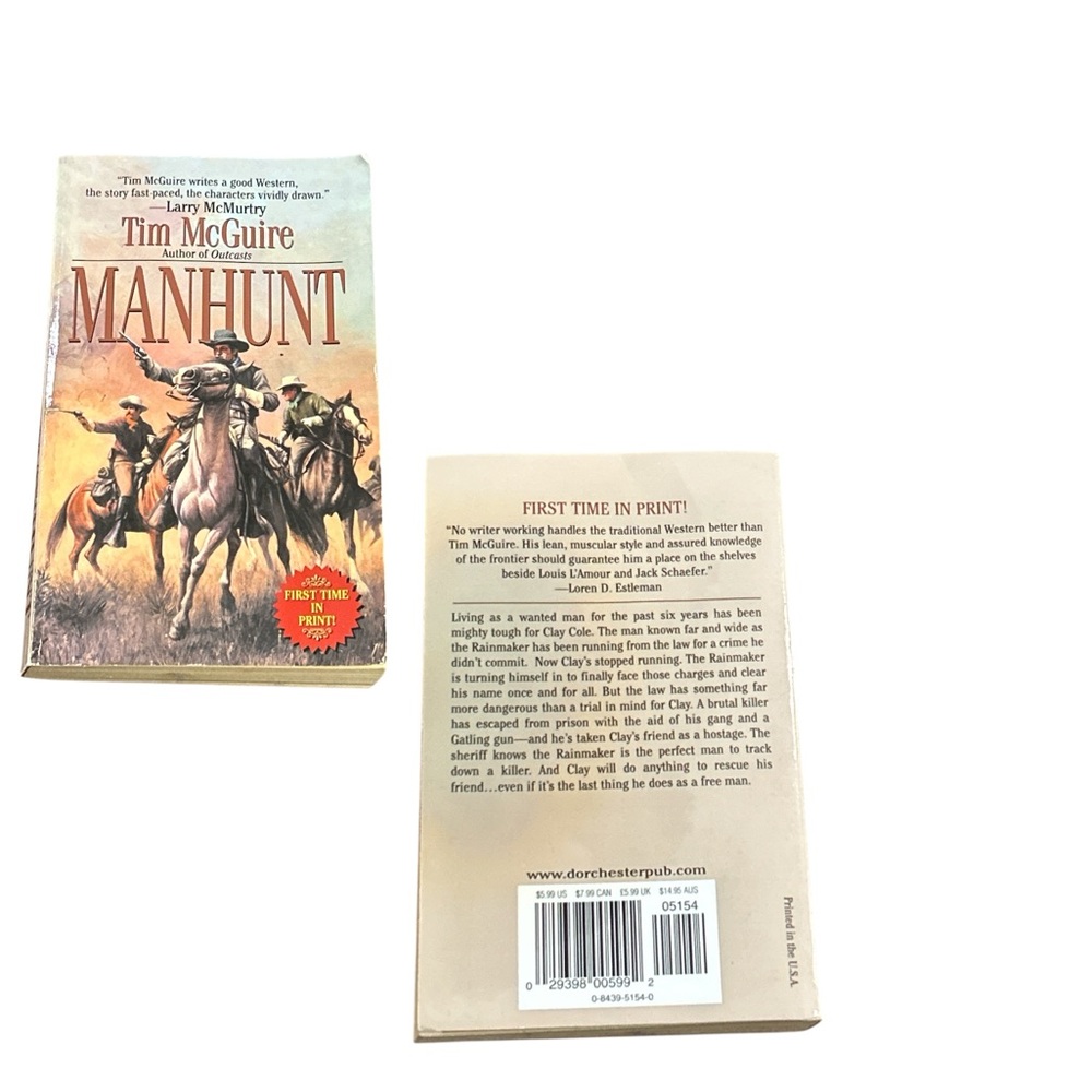 Tim Maguire’s manhunt paperback